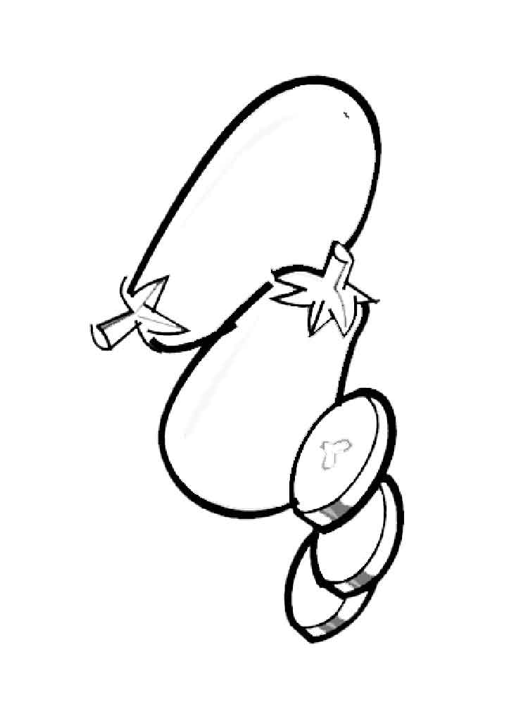 Eggplant Coloring Page at GetColorings.com | Free printable colorings