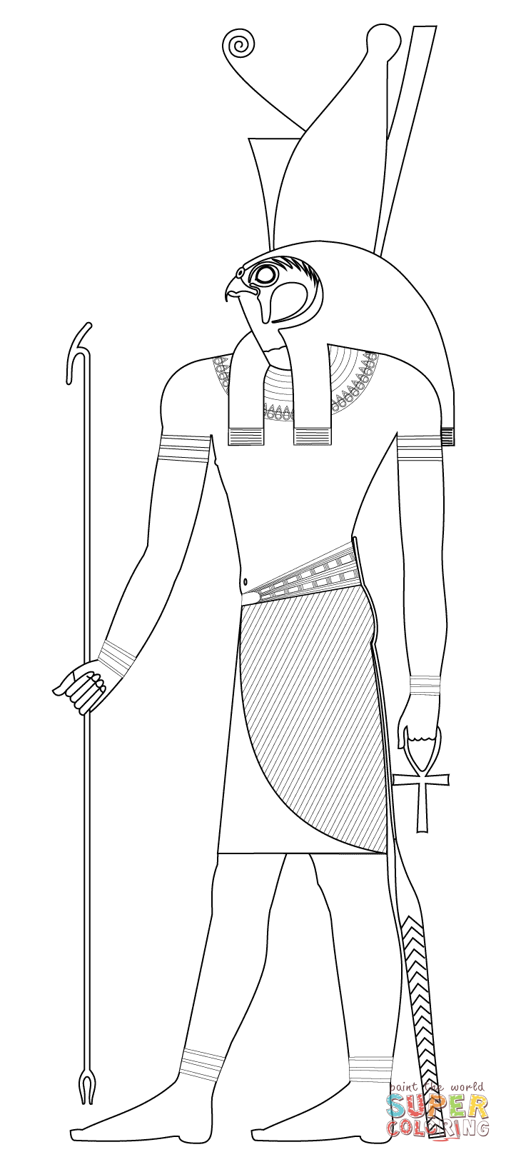 Egyptian Gods Coloring Pages 709x1620 Egyptian Gods Coloring Pages