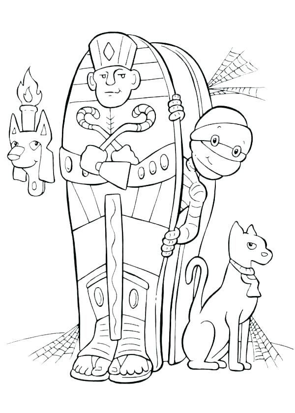 600x840 Egyptian Coloring Pages