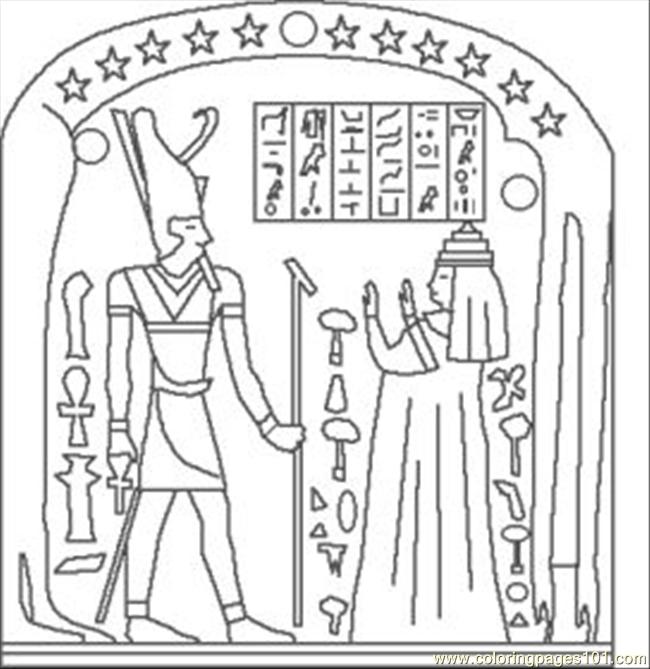 650x669 E Egypt Coloring Pages 16 Med Coloring Page