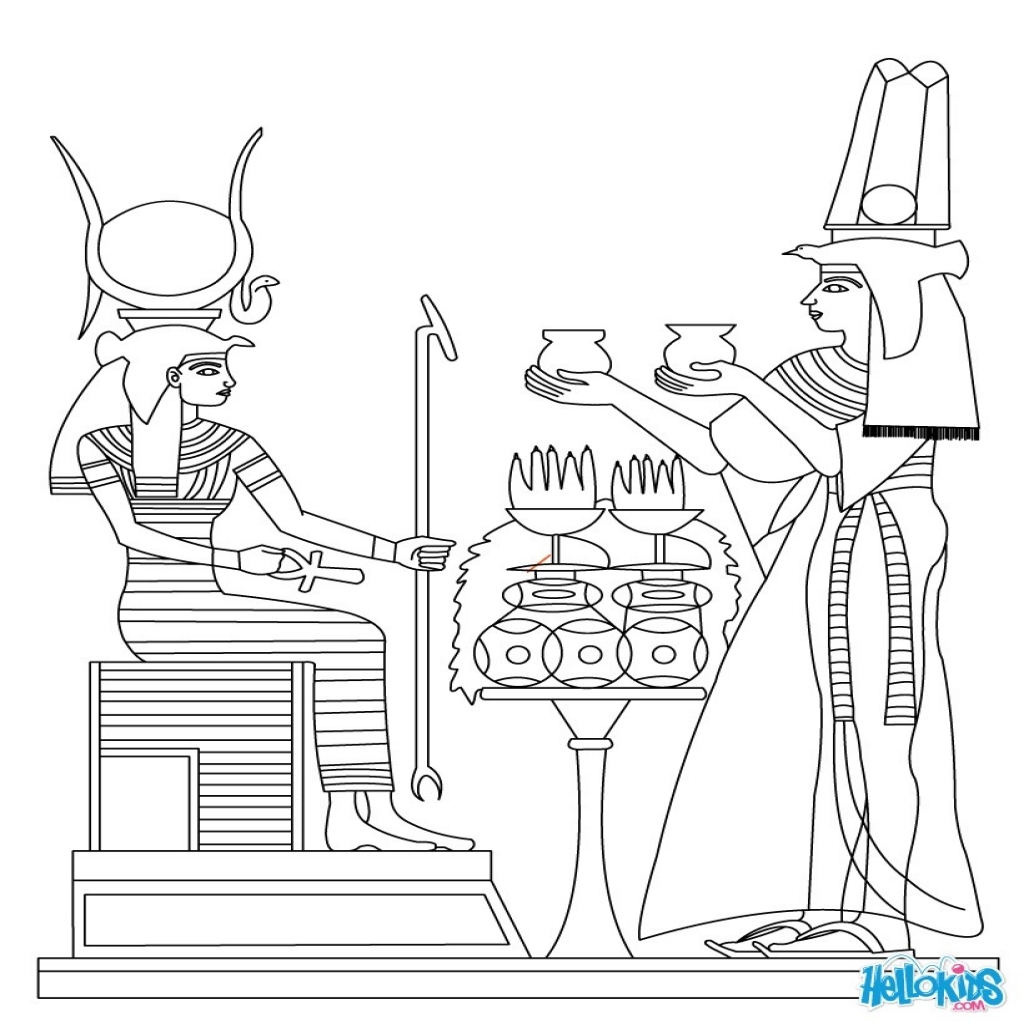 Egyptian Coloring Pages Printable at GetColorings.com | Free printable ...