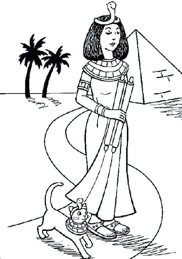 Egyptian Coloring Pages Printable Vanda 600x856 Egyptian Coloring Pages Printable Vanda