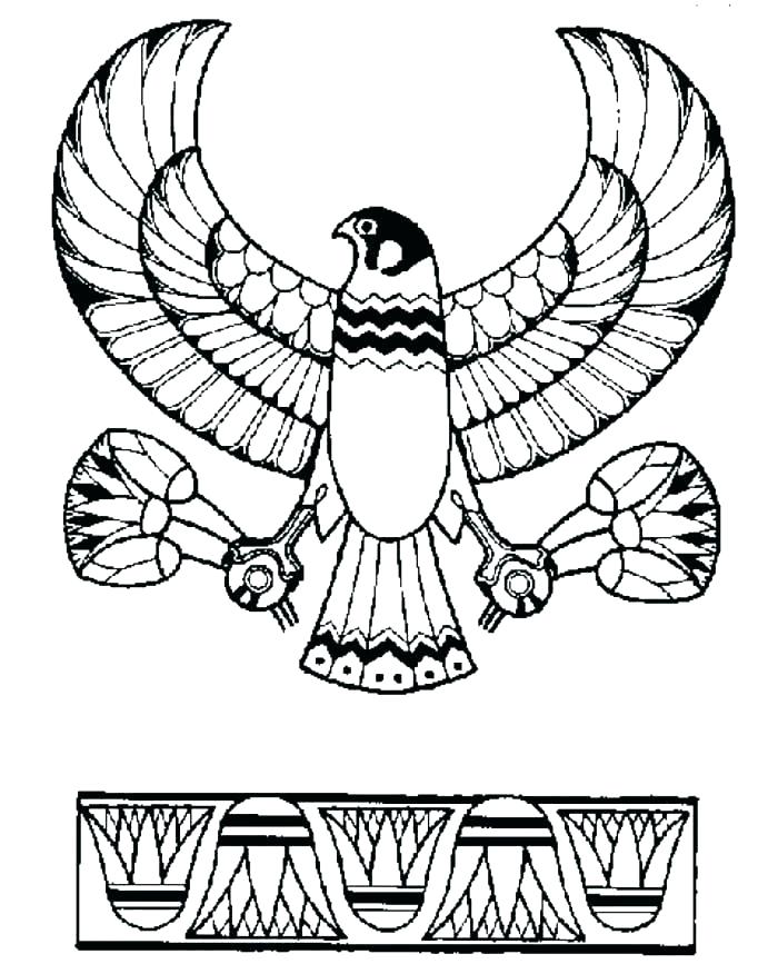 Egyptian Coloring Pages 700x867 Egyptian Coloring Pages