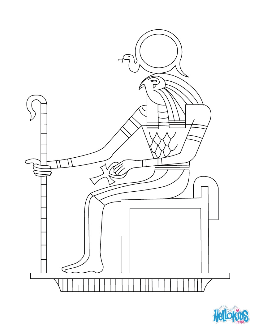 821x1061 Cool Have Fun Coloring This Egyptian God Ra Coloring Page