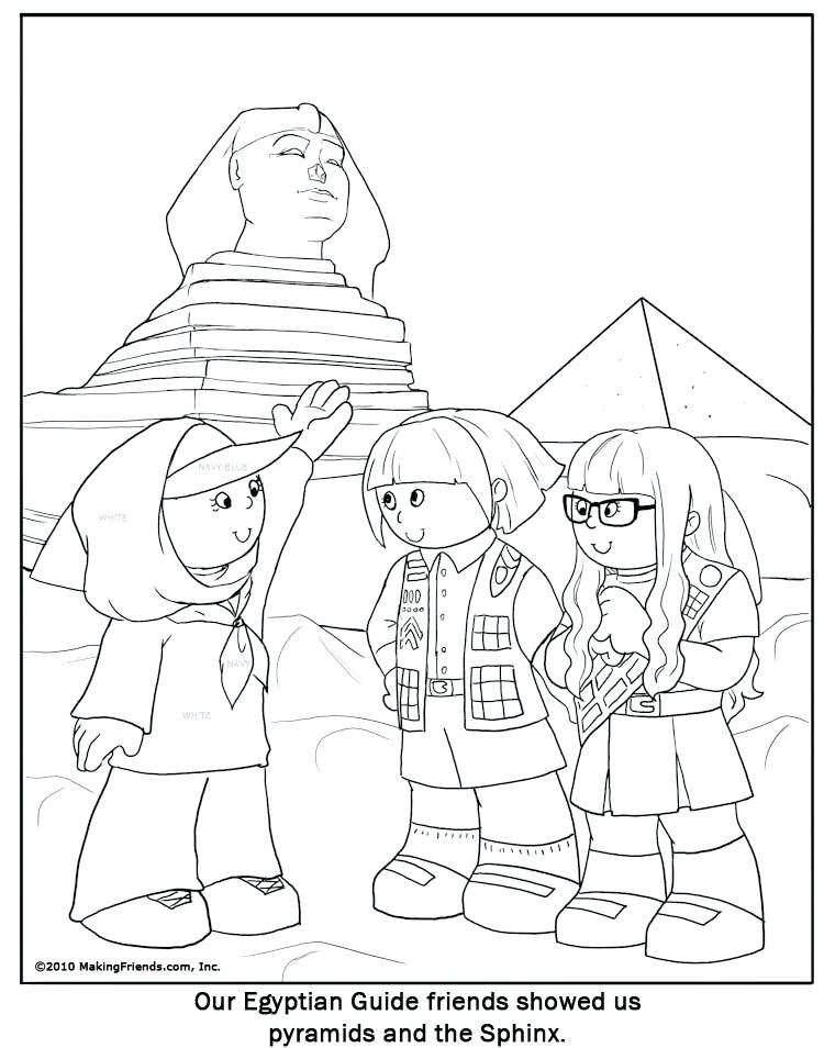 760x954 Egypt Coloring Page Girl Guide Coloring Page Free Printable