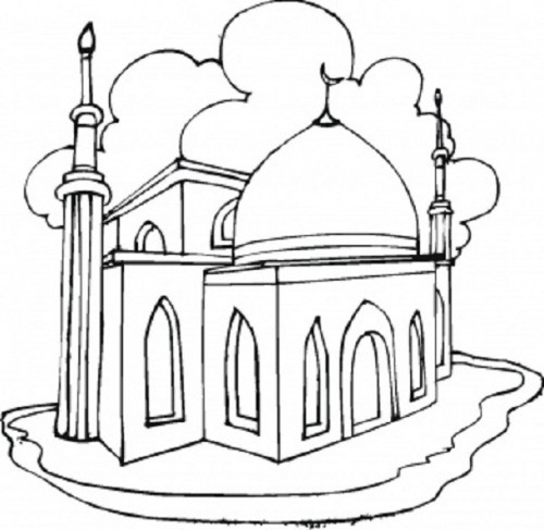 500x487 Eid Mubarak Coloring Pages Free Coloring Pages