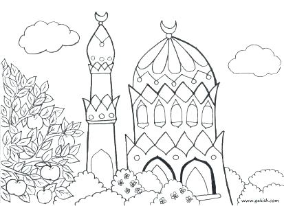 413x300 Eid Coloring Pages Colouring Card 1 Eid Mubarak Printable Coloring