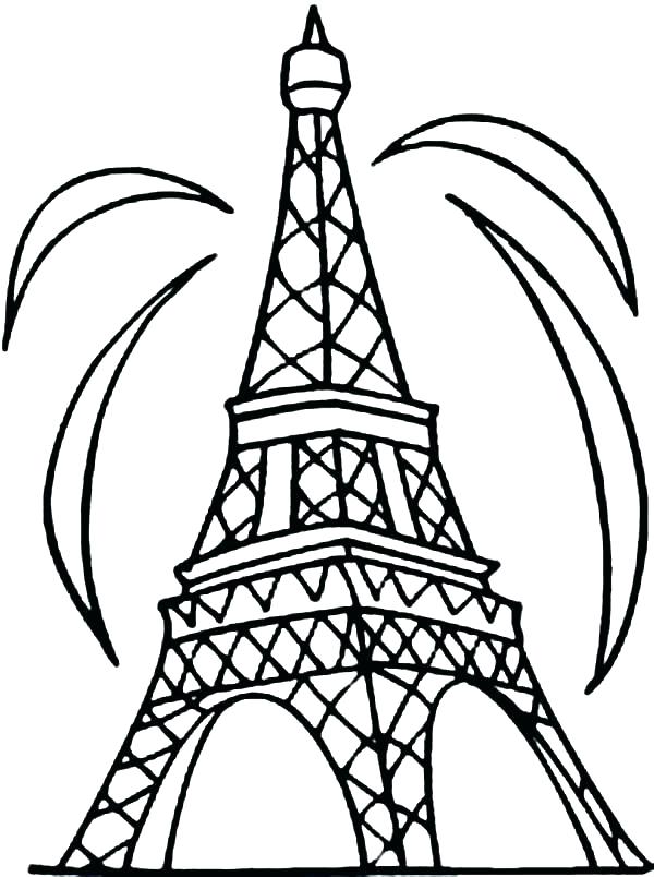 600x804 Eiffel Tower Colouring Sheet Tower Coloring Pages Seine And Tower