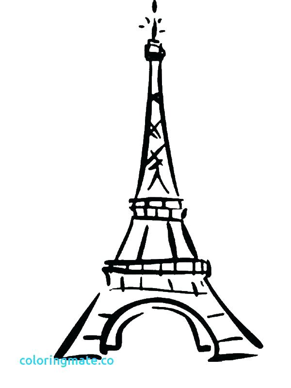Eiffel Tower Coloring Page at GetColorings.com | Free printable ...