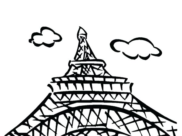 600x448 Eiffel Tower Coloring Page Coloring Book Tower Coloring Page