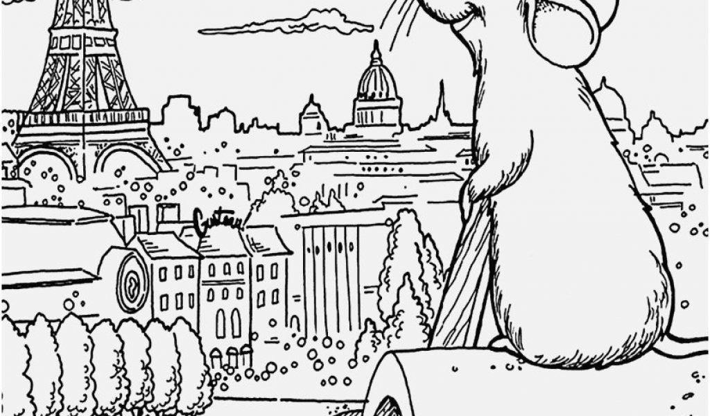 1024x600 Eiffel Tower Coloring Pages Gallery Ratatouille And Paris Coloring
