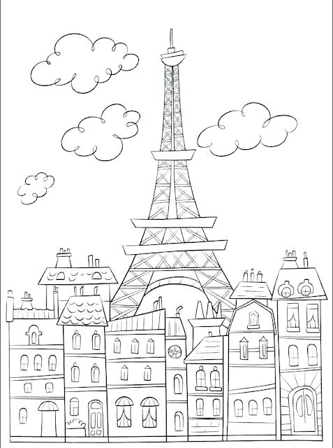 477x640 Eiffel Tower Coloring Page Tower Coloring Page France Eiffel Tower