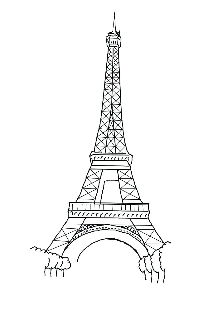 683x1024 Eiffel Tower Coloring Page Tower Coloring Pages Tower Coloring