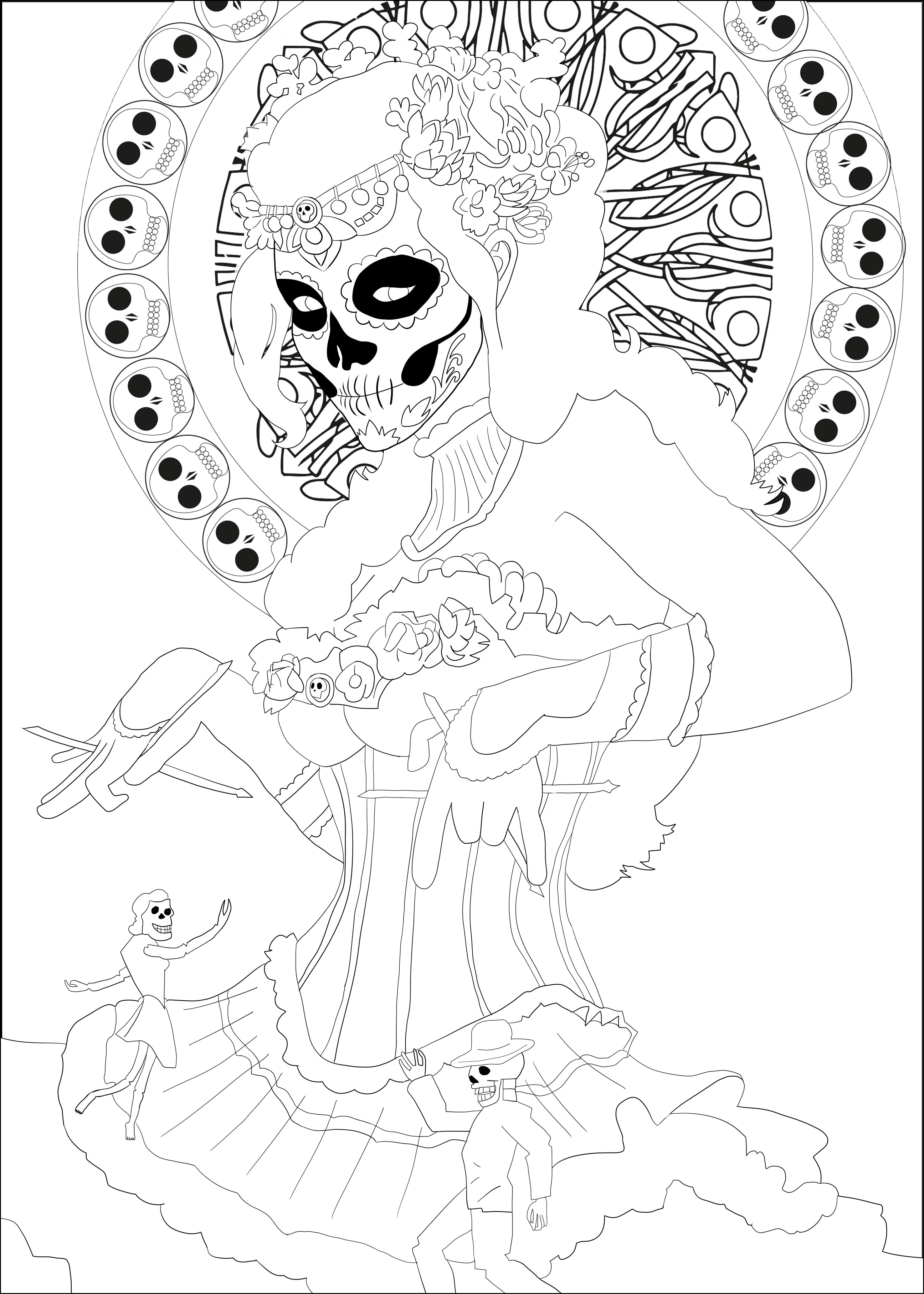 Dia De Los Muertos (Day Of The Dead) 2952x4133 Dia De Los Muertos (Day Of The Dead)