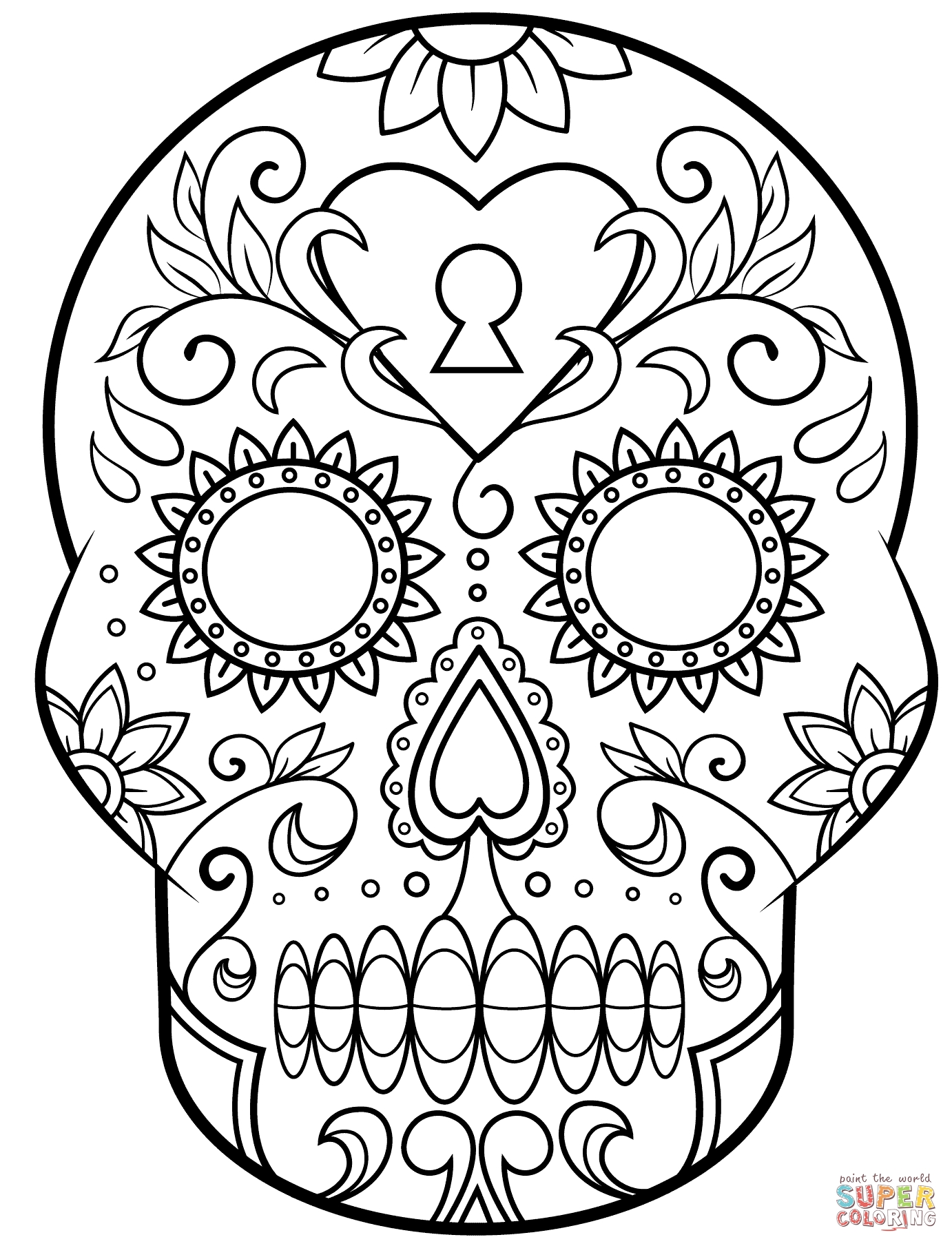 Dia De Los Muertos Coloring Page Crayola Com 1382x1809 Dia De Los Muertos Coloring Page Crayola Com