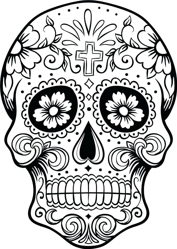 736x1034 El Dia De Los Muertos Coloring Pages Coloring Pages Packed