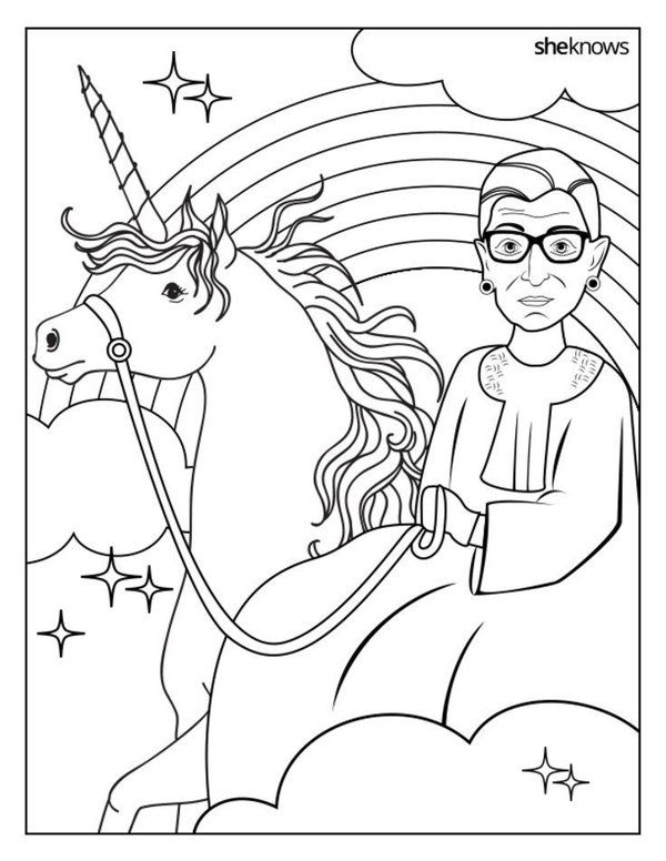 21 Printable Coloring Sheets That Celebrate Girl Power Printable 600x776 21 Printable Coloring Sheets That Celebrate Girl Power Printable