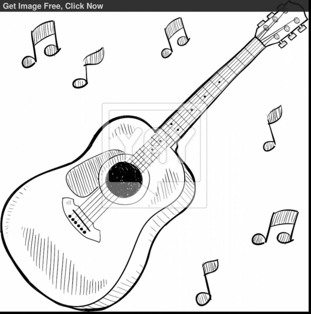 1014x1024 Electric Guitar Coloring Page Top Free Printable Acoustic