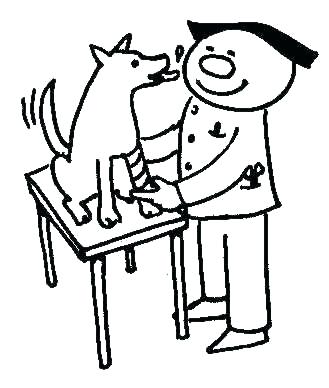 329x388 Veterinarian Coloring Page Veterinarian Coloring Pages Vet