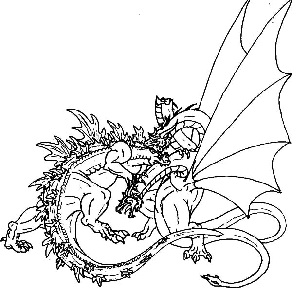 600x600 Robot Godzilla Coloring Pages