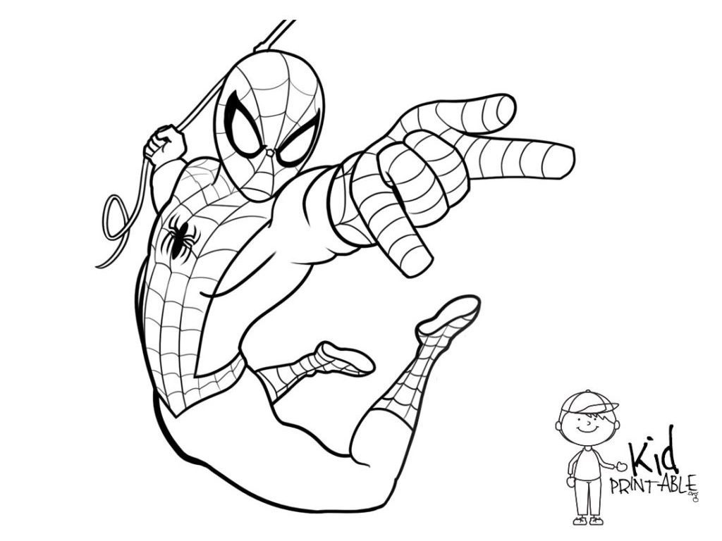 1024x768 Elegant Coloring Pages Spiderman Coloring Sheets Color Template