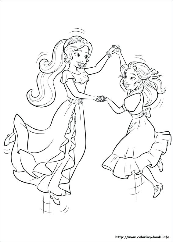 Elena Princess Of Avalor Coloring Pages Icontent 567x794 Elena Princess Of Avalor Coloring Pages Icontent