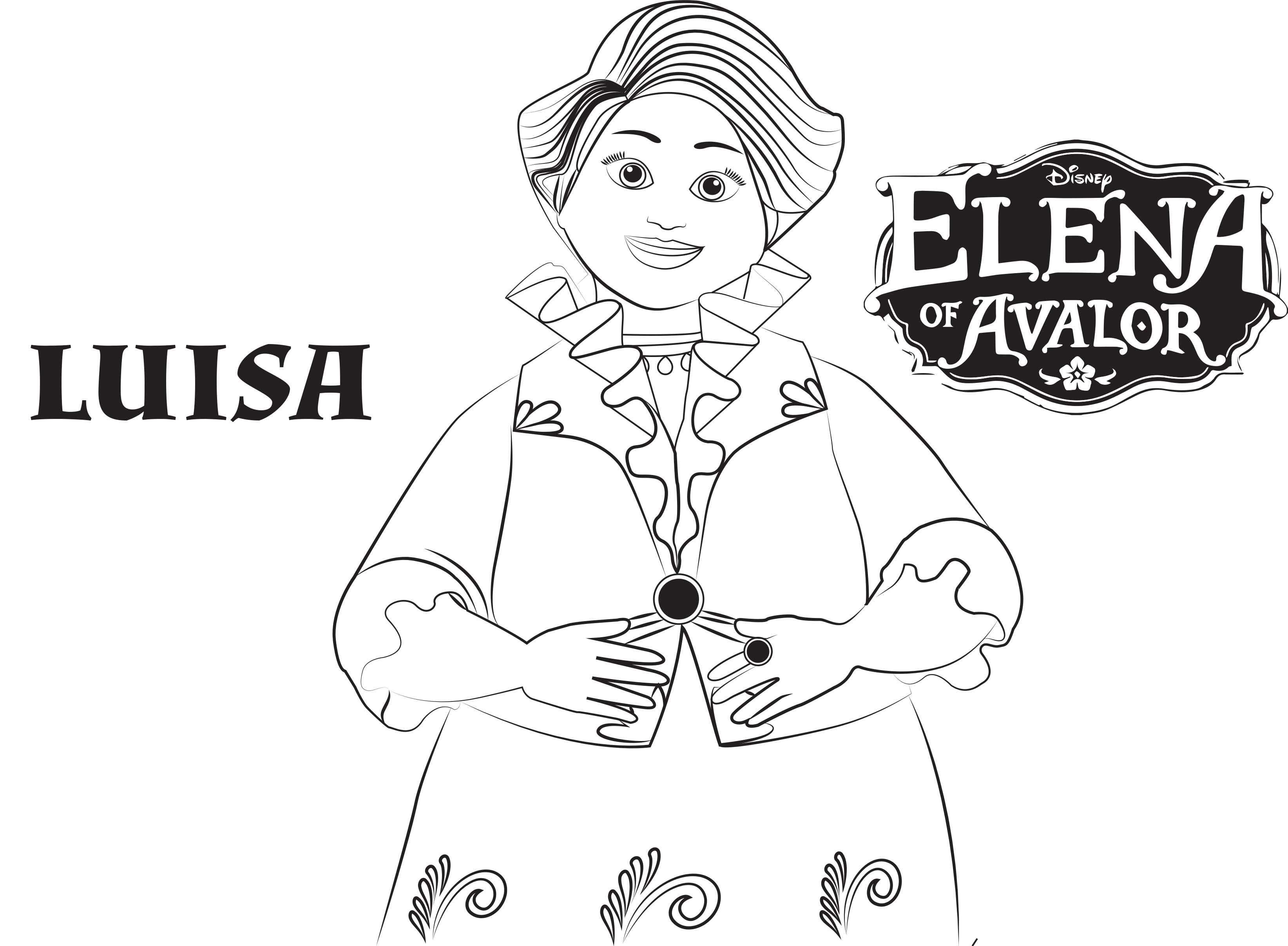 Disney's Elena Of Avalor Coloring Pages Sheet, Free Disney 3287x2414 Disney's Elena Of Avalor Coloring Pages Sheet, Free Disney