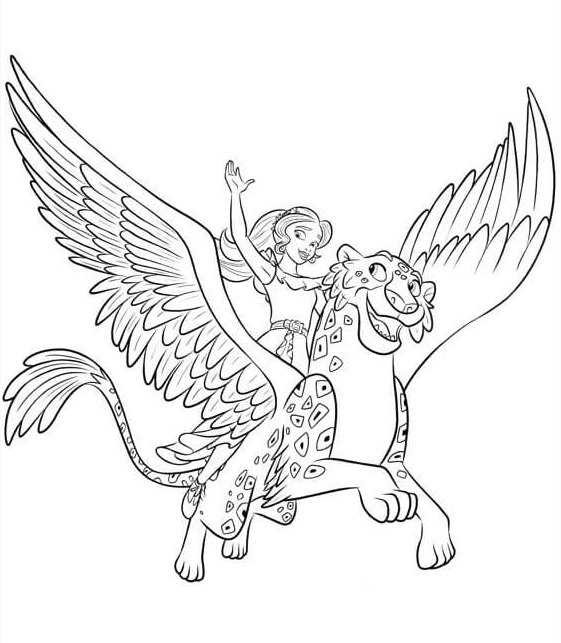 561x643 40 Printable Elena Of Avalor Coloring Pages