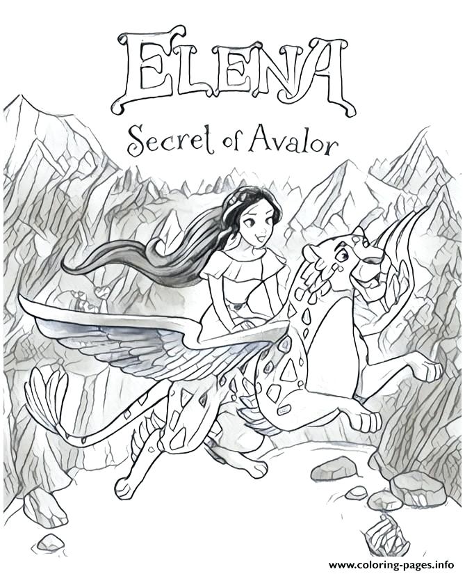 669x825 Elena Of Avalor Coloring Pages Icontent