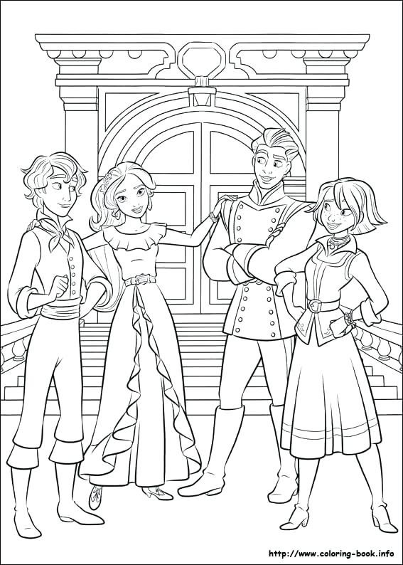 567x794 Elena Of Avalor Coloring Pages