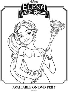 236x328 Disney Elena And The Secret Of Avalor Coloring Page Printable