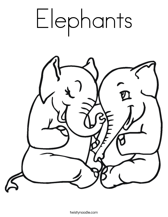 685x886 Best Elephant Coloring Pages Free 2121 Printable