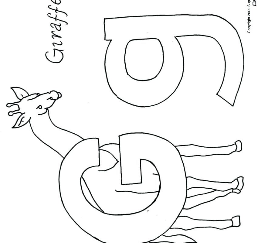 850x800 G Coloring Pages For Kids Letter G Coloring Pages Alphabet Letter