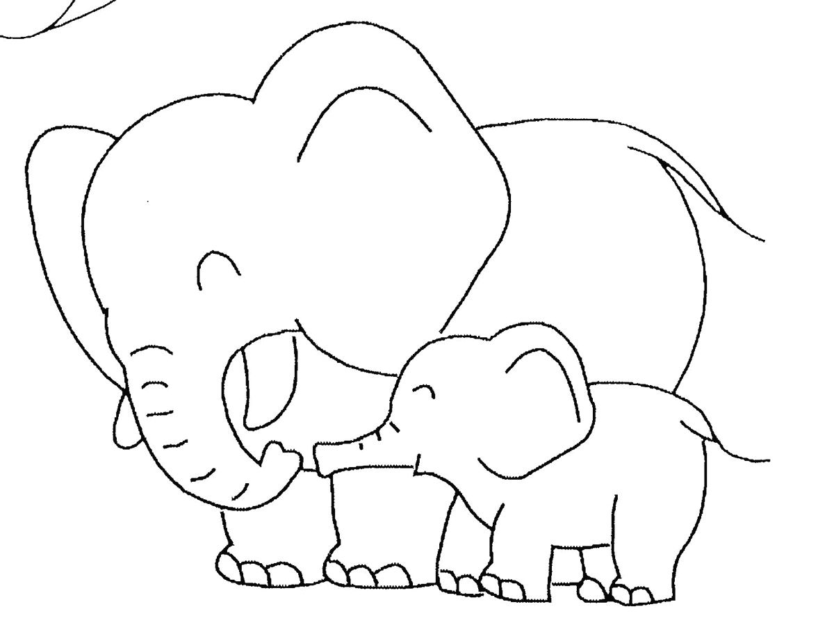1200x922 Cool Elephant Coloring Pictures Ideas For Your 5024 Unknown Free