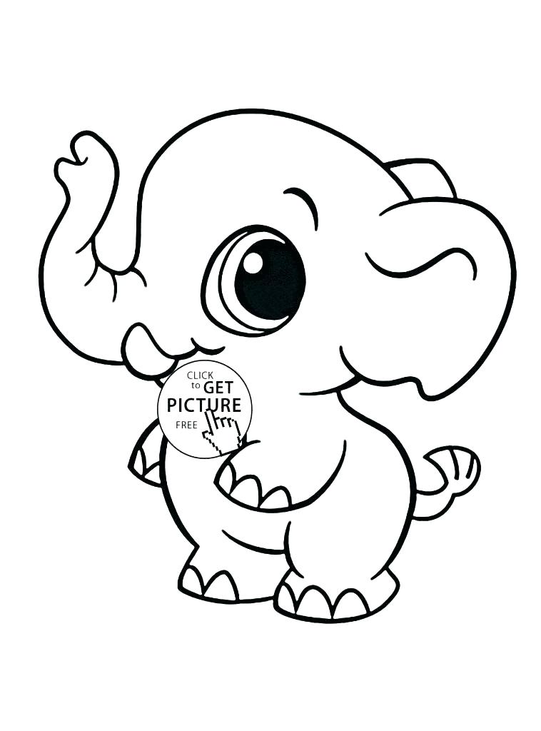 758x1024 Elephant Coloring Page Cute Elephant Coloring Pages