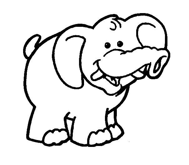 605x529 Baby Elephant Coloring Pages Best Of Elephant Baby Coloring Pages