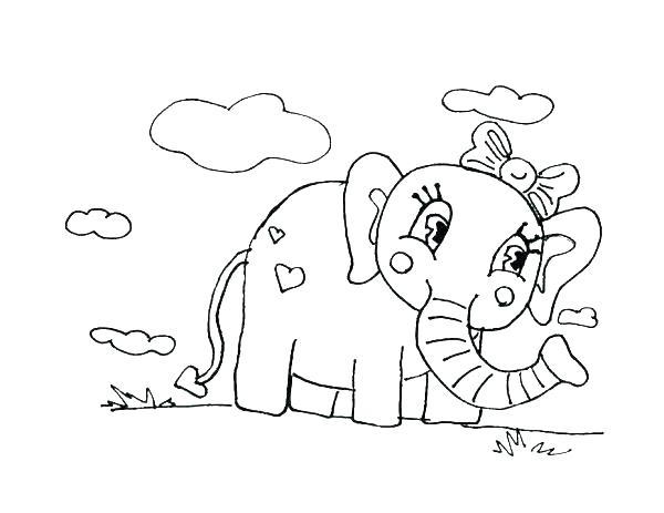 Elephant Coloring Pages Elephant Color Page In Addition To Baby 600x463 Elephant Coloring Pages Elephant Color Page In Addition To Baby