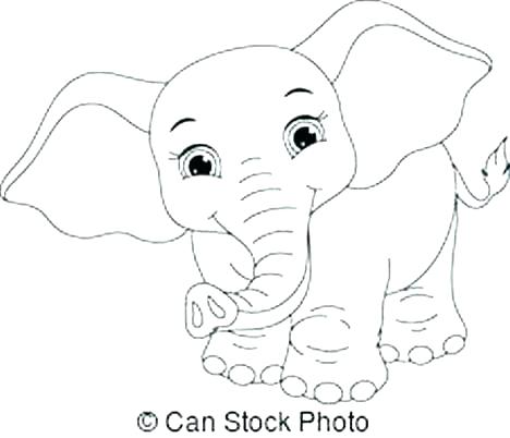 Baby Elephant Coloring Pages Cute Elephant Coloring Pages Baby 468x402 Baby Elephant Coloring Pages Cute Elephant Coloring Pages Baby