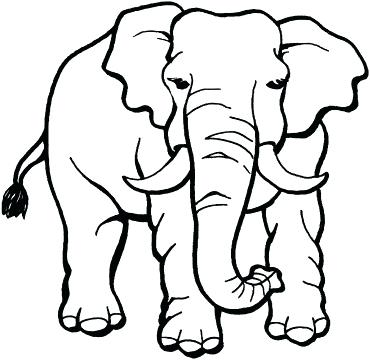 Coloring Pages Elephant Awesome Baby Elephant Coloring Pages 370x360 Coloring Pages Elephant Awesome Baby Elephant Coloring Pages