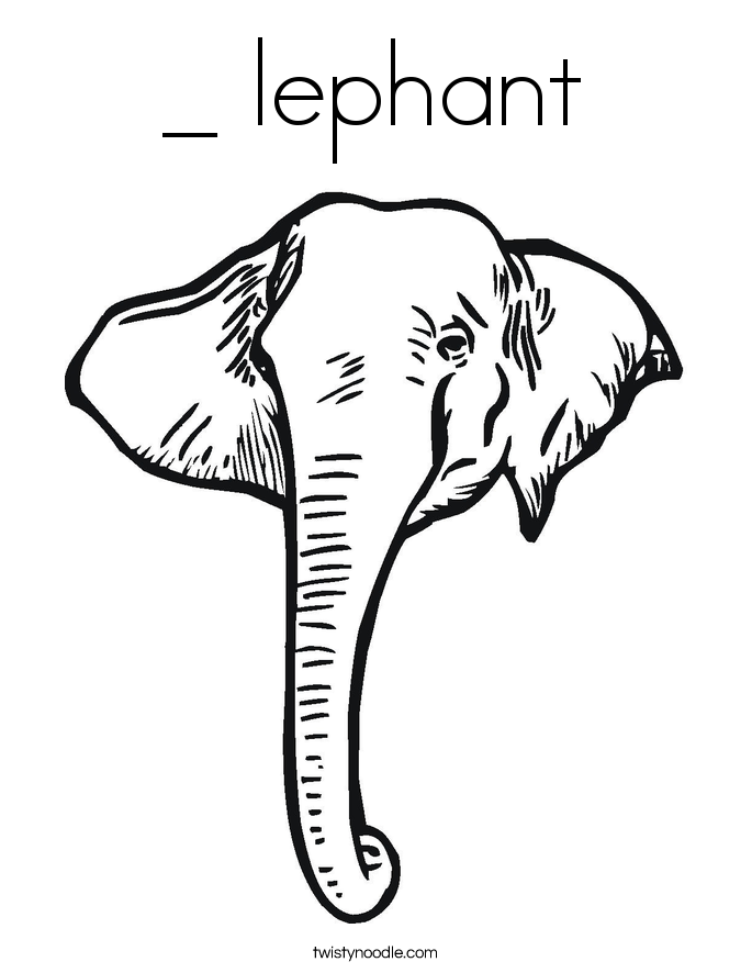 Lephant Coloring Page 685x886 Lephant Coloring Page