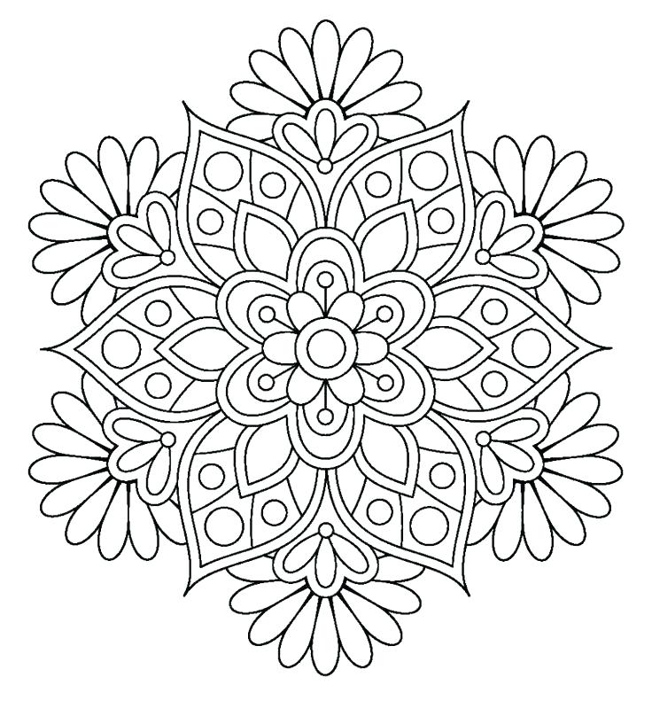 Mandala Coloring Pages For Kids Cute Coloring Elephant Mandala 736x817 Mandala Coloring Pages For Kids Cute Coloring Elephant Mandala
