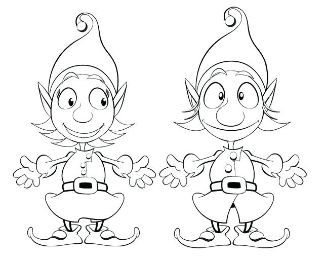 640x513 Elf Coloring Pages Elf Coloring Pages Full Size Of Elf Coloring