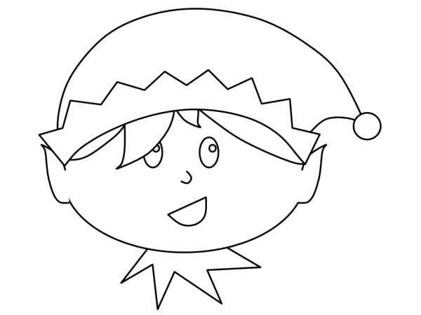 600x450 Cute Elf Coloring Pages Cute Elf On The Shelf Coloring Pages