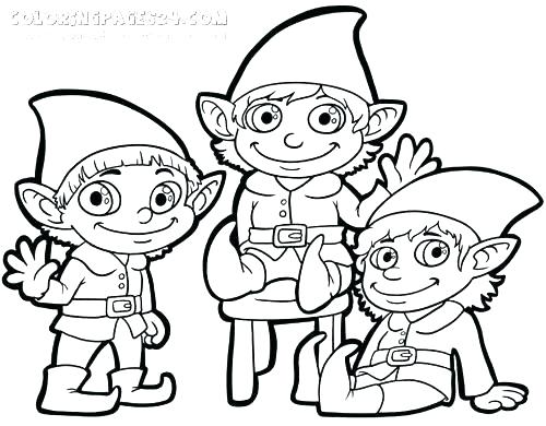 Christmas Elf Coloring Pages Also Elf Coloring Pages Coloring 500x390 Christmas Elf Coloring Pages Also Elf Coloring Pages Coloring