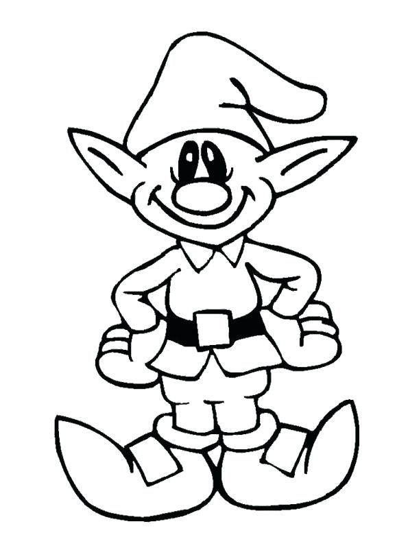 595x815 Elf Coloring Pictures Printable Cute Elves Coloring Pages Elf