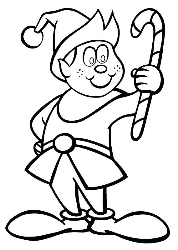 569x800 Elf Coloring Page For Kids Free Printable Picture This Coloring