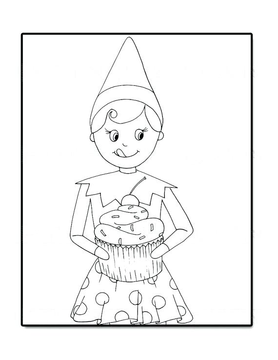 Girl Elf On The Shelf Coloring Pages 2328533 570x738 Girl Elf On The Shelf Coloring Pages 2328533