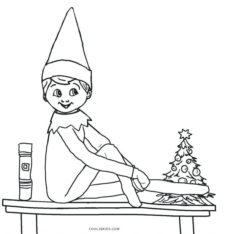 Elf On The Shelf Coloring Pages Pdf Fresh Or Page 18 Printable 768x791 Elf On The Shelf Coloring Pages Pdf Fresh Or Page 18 Printable