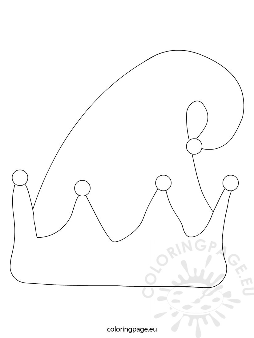 Elf Hat Coloring Page 825x1095 Elf Hat Coloring Page
