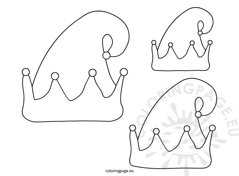 Elf Hat Template Coloring Page 808x595 Elf Hat Template Coloring Page
